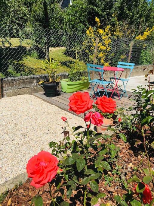 Logement Independant,Calme A 2 Pas Du Centre Ville Lannion Buitenkant foto
